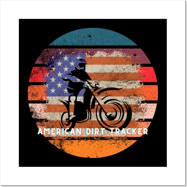 American Dirt Tracker Wall Art by sirazgar